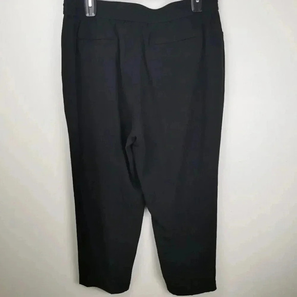 Jones New  York |Stretch Black Tie Waist Ankle Pants sz. 14w - Picture 6 of 8